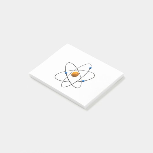 Atom 2 post-it klebezettel (angewinkelt)