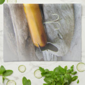 Atom A40 Vintage Salzwasserfischerei Geschirrtuch (Gefaltet)