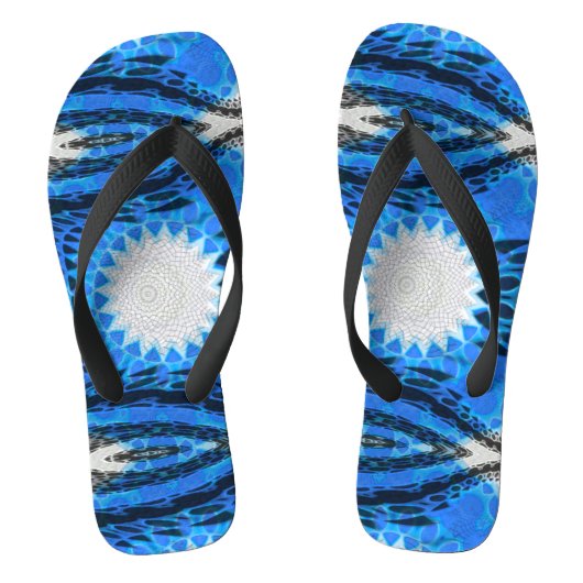 Atom Blau Badesandalen (Fußbett)