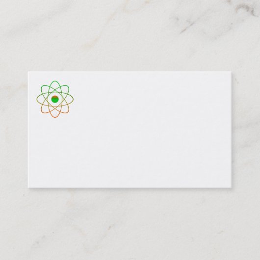 Atom Business Cards Visitenkarte (Vorderseite)