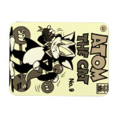 ATOM die Katze Flexibler Magnet (Horizontal)