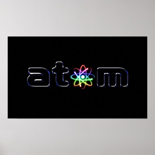 Atom - einzigartiges Poster (Vorne)