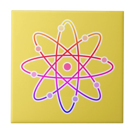 Atom Fliese (Vorderseite)