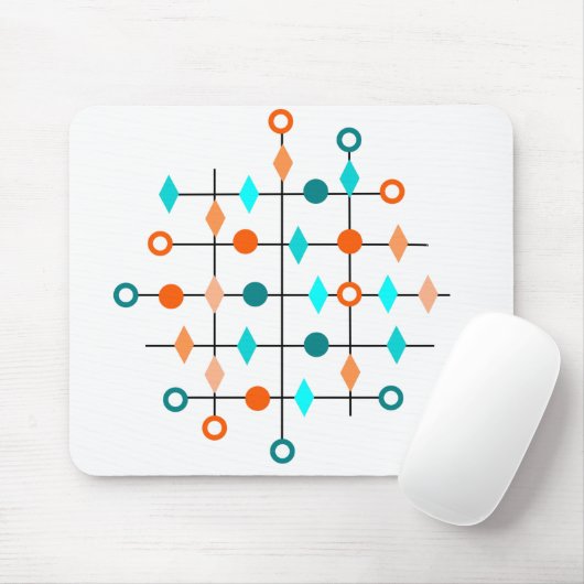 Atom Grid Mousepad (Mit Mouse)