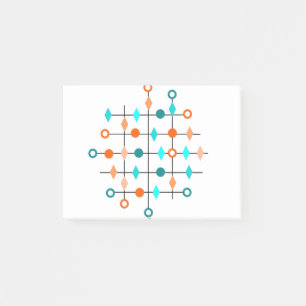 Atom Grid Post-it Klebezettel