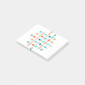 Atom Grid Post-it Klebezettel (angewinkelt)