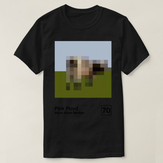 Atom Heart Mother Minimalistisch Style Graphic Art T-Shirt (Design vorne)