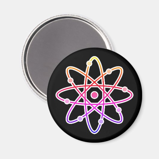 Atom Magnet (Vorderseite/Rückseite)