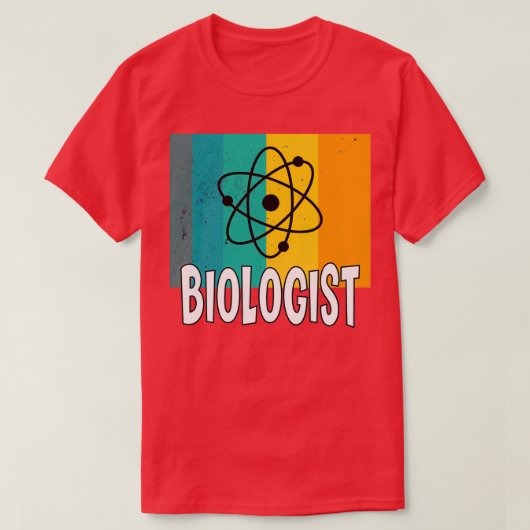 Atom Molecule Biologie Lehrer Geschenkidee 1 T-Shirt (Design vorne)