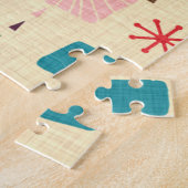 Atom-Muster der 1950er Jahre Puzzle (Seite)