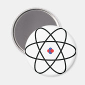Atom Nucleus Magnet (Vorderseite/Rückseite)