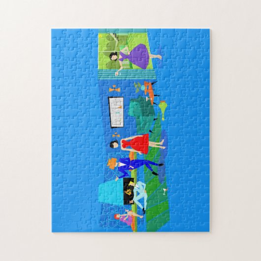 Atom Palm Springs Cocktail Party Puzzle (Vertikal)