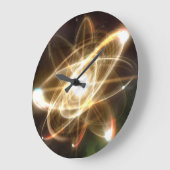 Atom Particle Clock Große Wanduhr (Winkel)