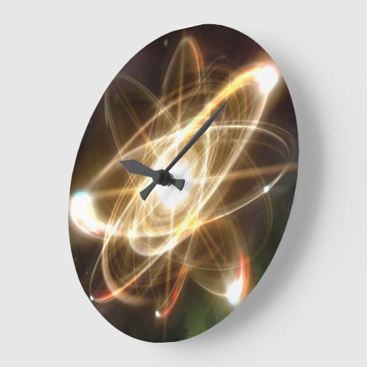 Atom Particle Clock Große Wanduhr (Winkel)