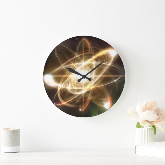 Atom Particle Clock Große Wanduhr (Zuhause)