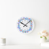 Atom Particle Molecule Science Theme Runde Wanduhr (Zuhause)