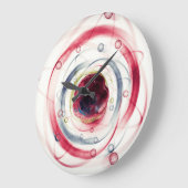 Atom-Partikel-Uhr Große Wanduhr (Winkel)