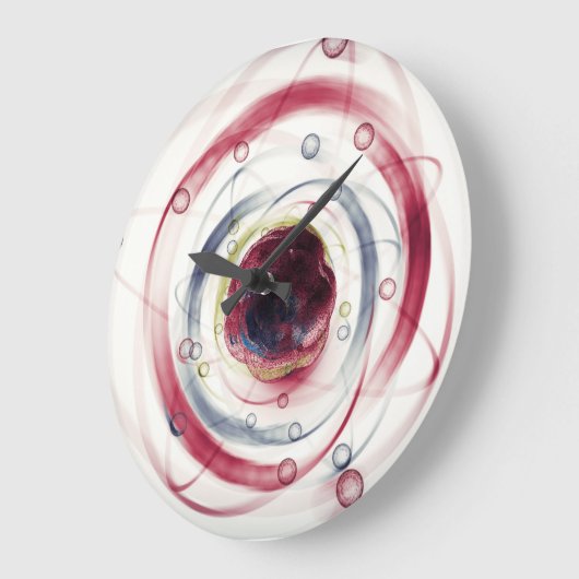 Atom-Partikel-Uhr Große Wanduhr (Winkel)