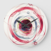 Atom-Partikel-Uhr Große Wanduhr (Vorderseite)