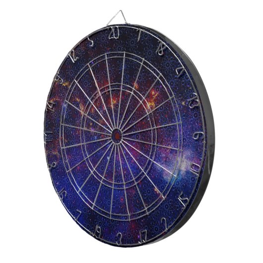 Atom Pattern Dartscheibe (Vorderseite rechts)