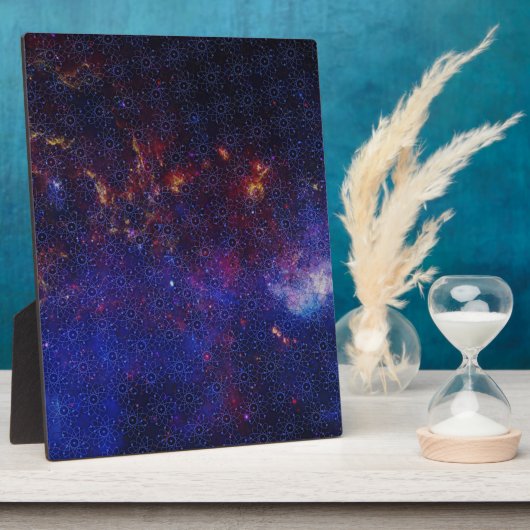 Atom Pattern Fotoplatte (Seite)