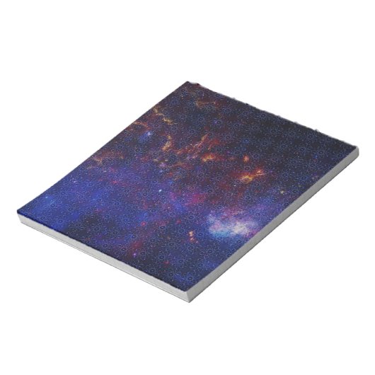 Atom Pattern Notizblock (Rotiert)