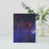 Atom Pattern Postkarte (Stehend Vorderseite)