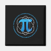 Atom Pi Day Math Science Lover Geschenk Magnet (Vorne)