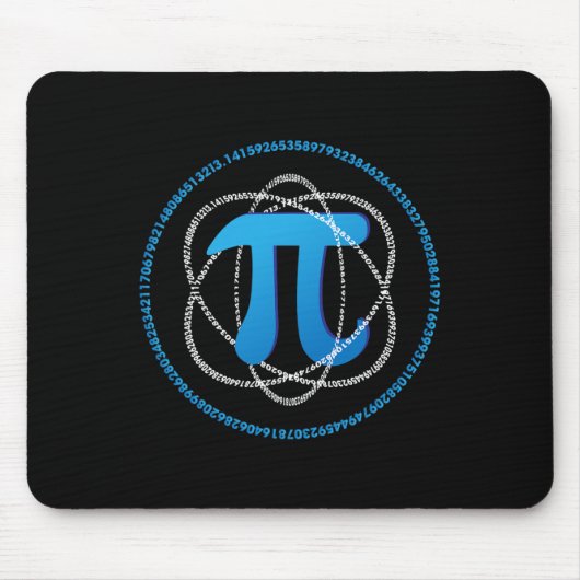 Atom Pi Day Math Science Lover Geschenk Mousepad (Vorne)