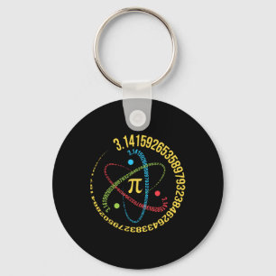 Atom Pi Math Science Stem Gifts 3,14 Pi Day Schlüsselanhänger