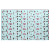 Atom-Pink- und Grau gemusteter Stoff (Yard (91,4 cm))