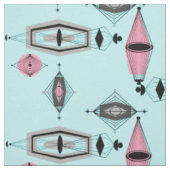 Atom-Pink- und Grau gemusteter Stoff (Muster)
