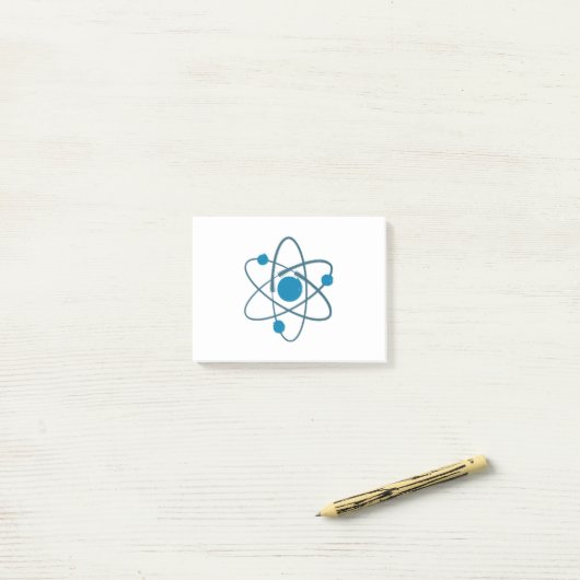 Atom Post-it Klebezettel (Auf Schreibtisch)