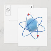 Atom Postkarte (Vorne/Hinten)