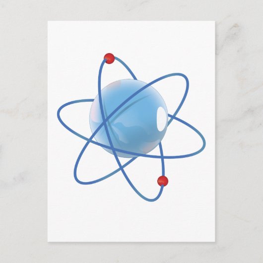 Atom Postkarte (Vorderseite)