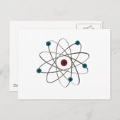 Atom Postkarte (Vorne/Hinten)