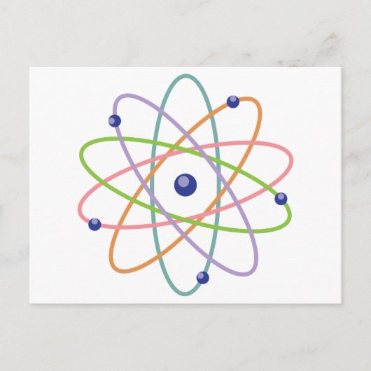 Atom Postkarte (Vorderseite)