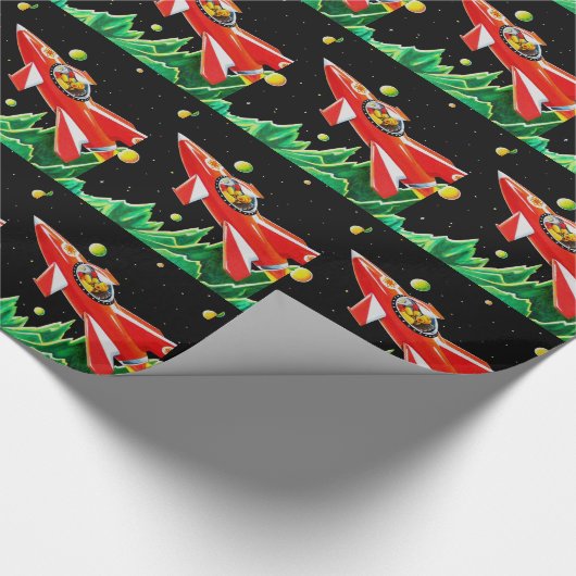 ATOM ROCKET GESCHENKPAPIER (Ecke)