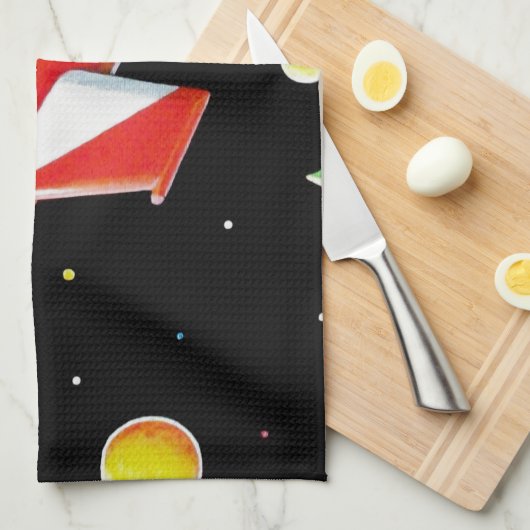 ATOM ROCKET HANDTUCH (Viertel Falte)