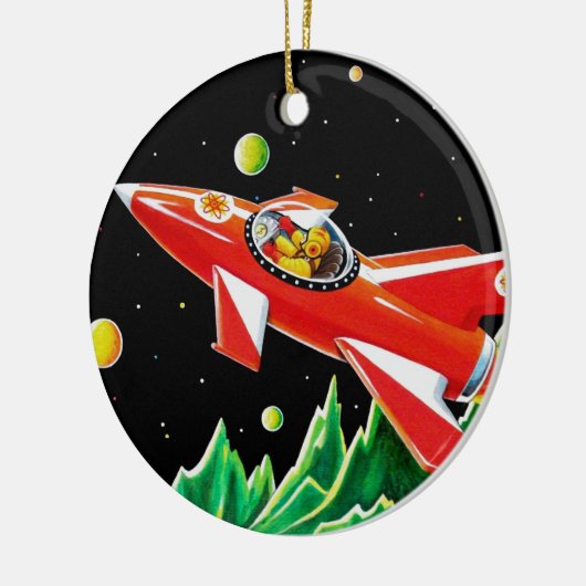 ATOM ROCKET KERAMIK ORNAMENT (Links)