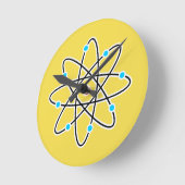 Atom Runde Wanduhr (Winkel)