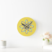 Atom Runde Wanduhr (Zuhause)