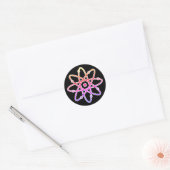 Atom Runder Aufkleber (Umschlag)