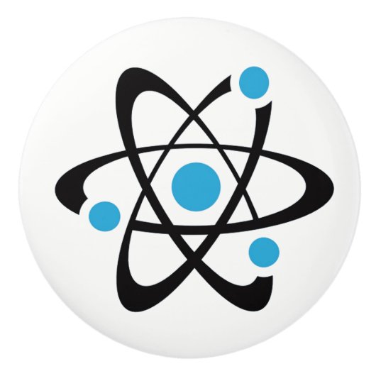 Atom Science Design Keramik Knob Keramikknauf (Vorderseite)
