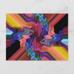 Atom Smashing Postkarte