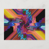 Atom Smashing Postkarte (Vorderseite)