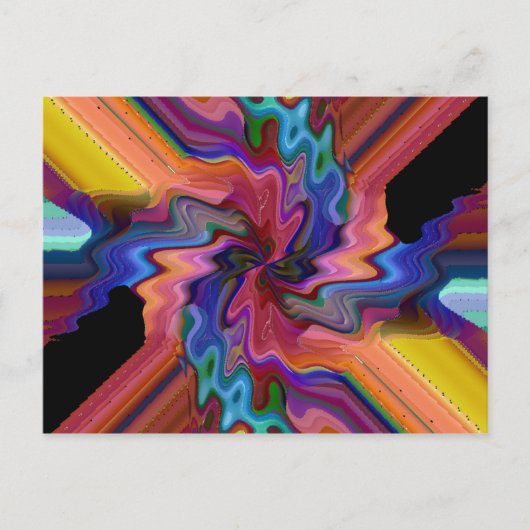 Atom Smashing Postkarte (Vorderseite)