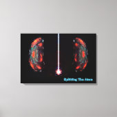 Atom spalten leinwanddruck (Vorderseite)