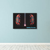 Atom spalten leinwanddruck (Insitu (Holzboden))