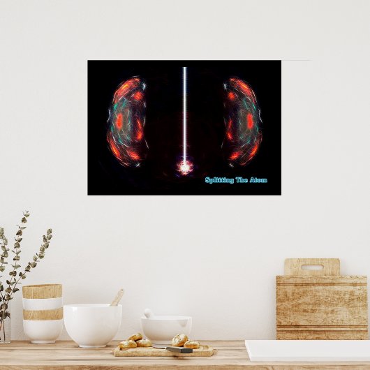 Atom spalten poster (Küche)